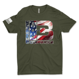Men's BC American Flag Logo T-Shirt