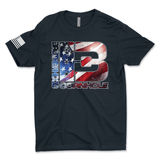 Men's BC American Flag Logo T-Shirt