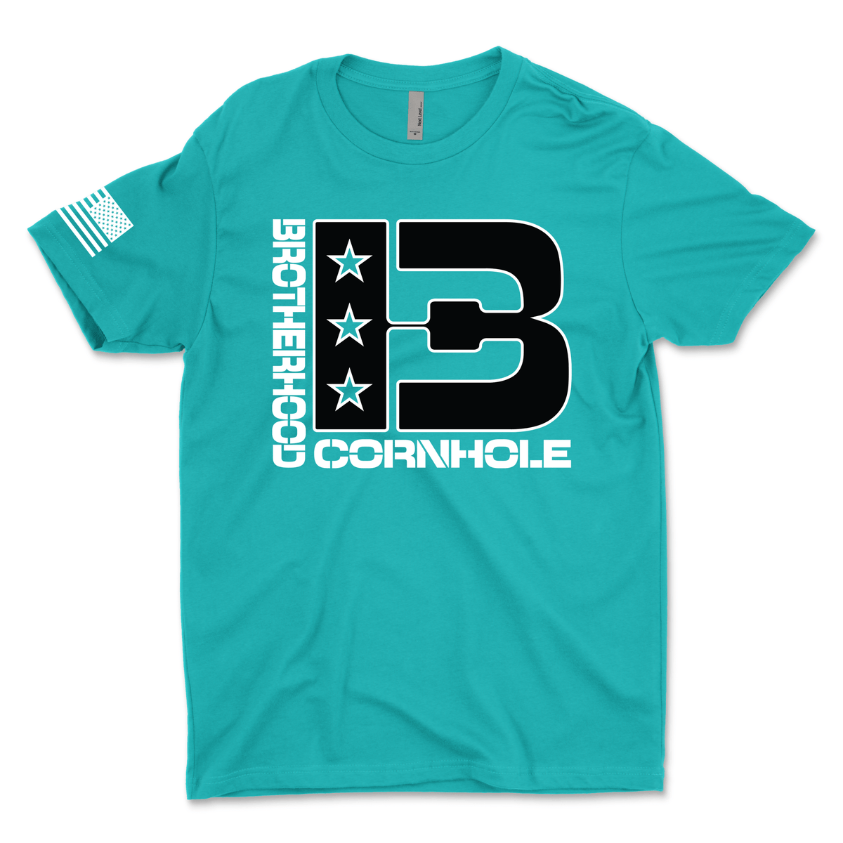 Men's Brotherhood Cornhole Front Logo T-Shirt