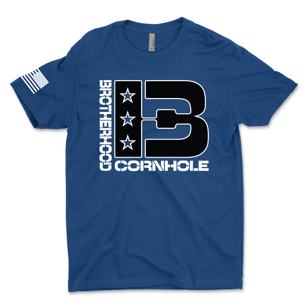 Men's Brotherhood Cornhole Front Logo T-Shirt