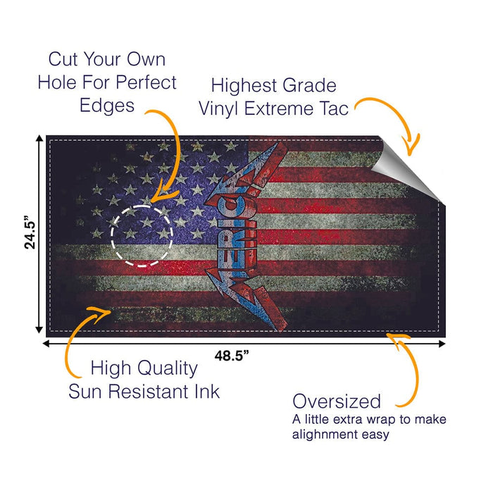 America Cornhole Boards Wraps (Set of 2)