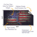 America Cornhole Boards Wraps (Set of 2)