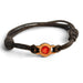 Bracelet Metallic Red Swirl Metallic Resin Swirl Bracelet