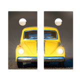 Mini Yellow Car Star Cornhole Boards