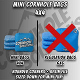 Mini Cornhole Bags – Set of 4