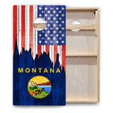 State Flags Massachusetts to New Jersey Cornhole Boards - Backyard Series