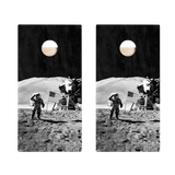 Moon Landing Star Cornhole Boards