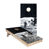 Moon Landing Star Cornhole Boards