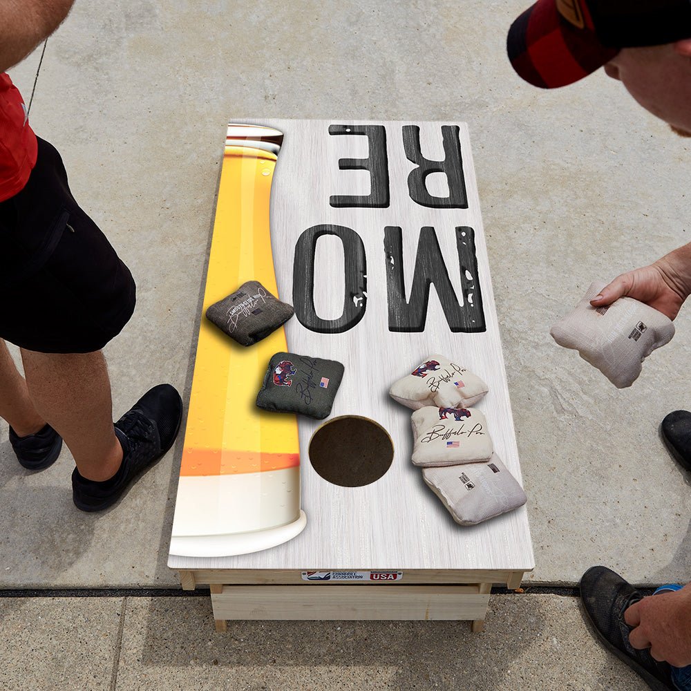 More Beer Star Cornhole Boards