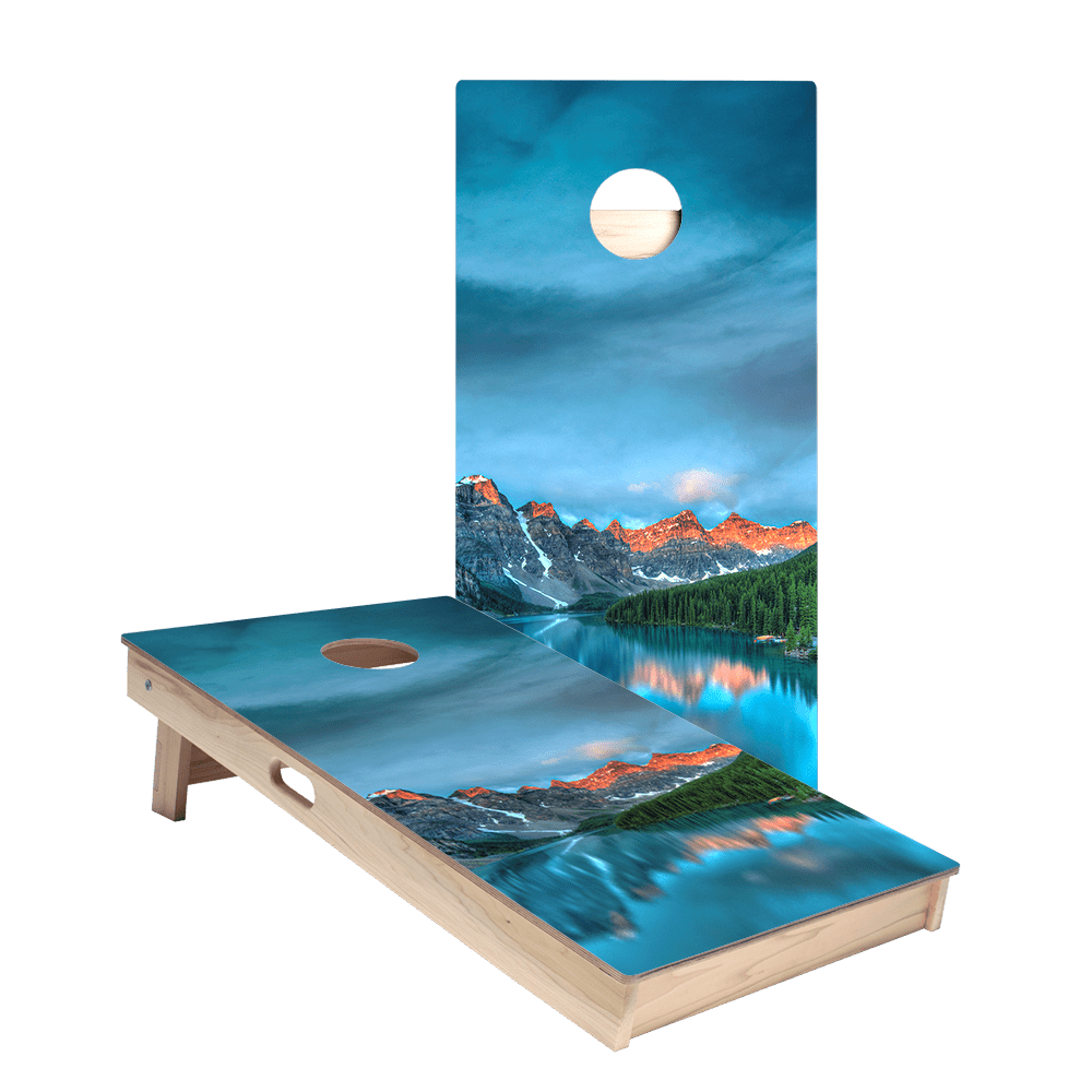 Mountain Range Star Cornhole Boards