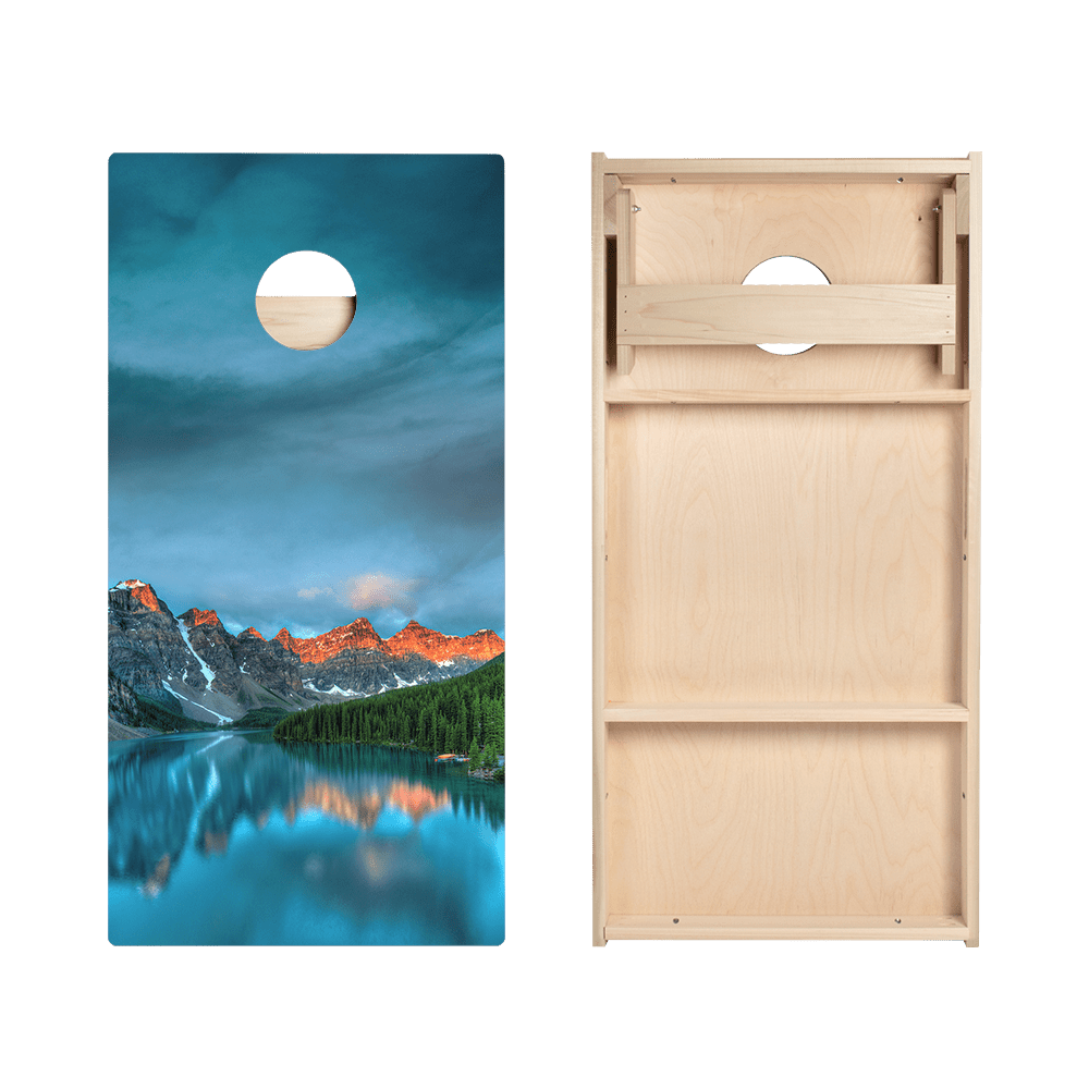 Mountain Range Star Cornhole Boards
