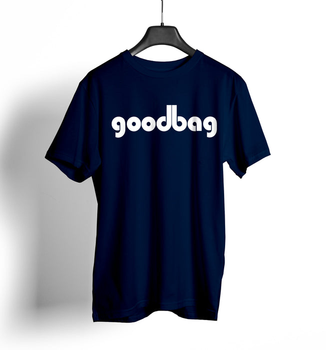 Dirty Bags Cornhole T Shirt - Navy Blue "goodbag"