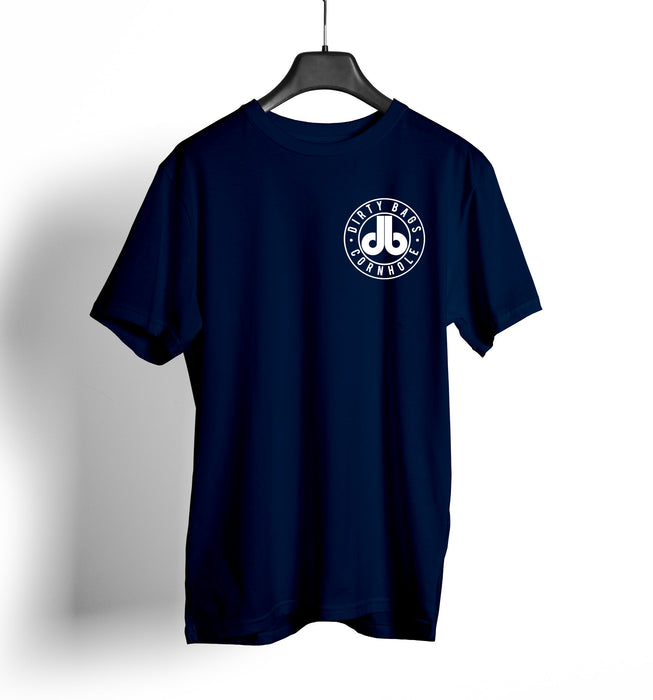 Dirty Bags Cornhole T Shirt - Navy Blue