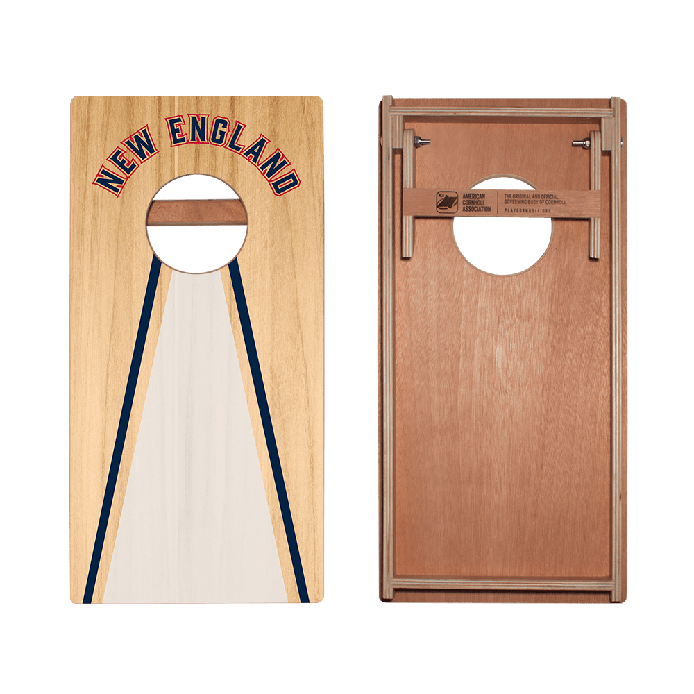 New England Football Gameday Backyard 1x2 ft Cornhole Board Set