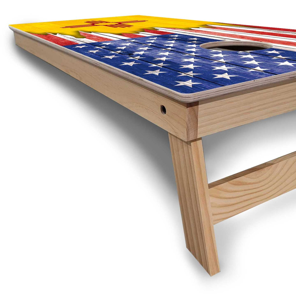 State Flags New Mexico to South Carolina Cornhole Boards - Backyard Series