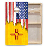 State Flags New Mexico to South Carolina Cornhole Boards - Backyard Series