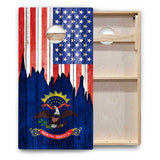 State Flags New Mexico to South Carolina Cornhole Boards - Backyard Series