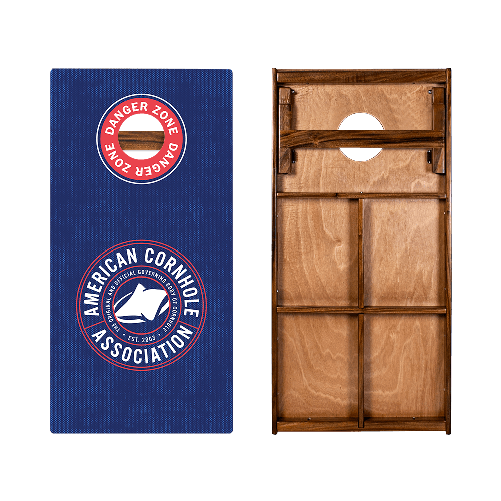 Official ACA Blue Tournament Badge Gold Series Cornhole Boards