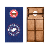Official ACA Blue Tournament Badge Gold Series Cornhole Boards
