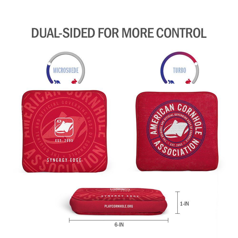 Official ACA Tournament Badge Synergy Edge Cornhole Bags