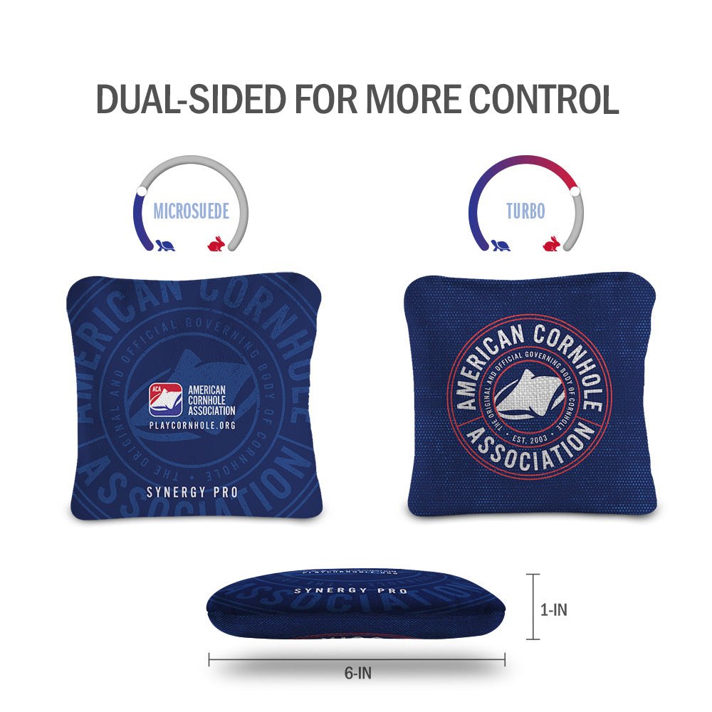 Official ACA Tournament Badge Synergy Pro Cornhole Bags