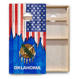 State Flags New Mexico to South Carolina Cornhole Boards - Backyard Series