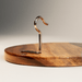 Hook and Ring One of a Kind Black Epoxy Resin Live-Edge Wood Hook and Ring Toss Game