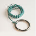 Hook and Ring One of a Kind Blue Pearl Epoxy Resin Live-Edge Wood Hook and Ring Toss Game