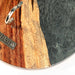 Hook and Ring One of a Kind Gray Stone Epoxy Resin Live-Edge Wood Hook and Ring Toss Game