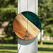 Hook and Ring One of a Kind Green Pearl Epoxy Resin Live-Edge Wood Hook and Ring Toss Game