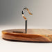 Hook and Ring One of a Kind Green Pearl Epoxy Resin Live-Edge Wood Hook and Ring Toss Game