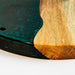 Hook and Ring One of a Kind Green Pearl Epoxy Resin Live-Edge Wood Hook and Ring Toss Game