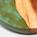 Hook and Ring One of a Kind Teal and Orange Pearl Epoxy Resin Live-Edge Wood Hook and Ring Toss Game