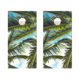 Palm Tree Sky Star Cornhole Boards