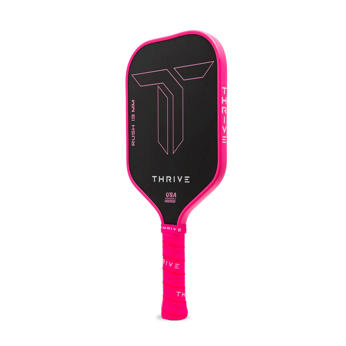 Pickleball Paddle RUSH 13 (PINK)  Includes custom weight card, paddle cover, paddle eraser, and lead weights.