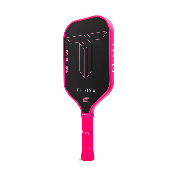 RUSH 13  SINGLES (PINK)  Includes custom weight card, paddle cover, paddle eraser, and lead weights.