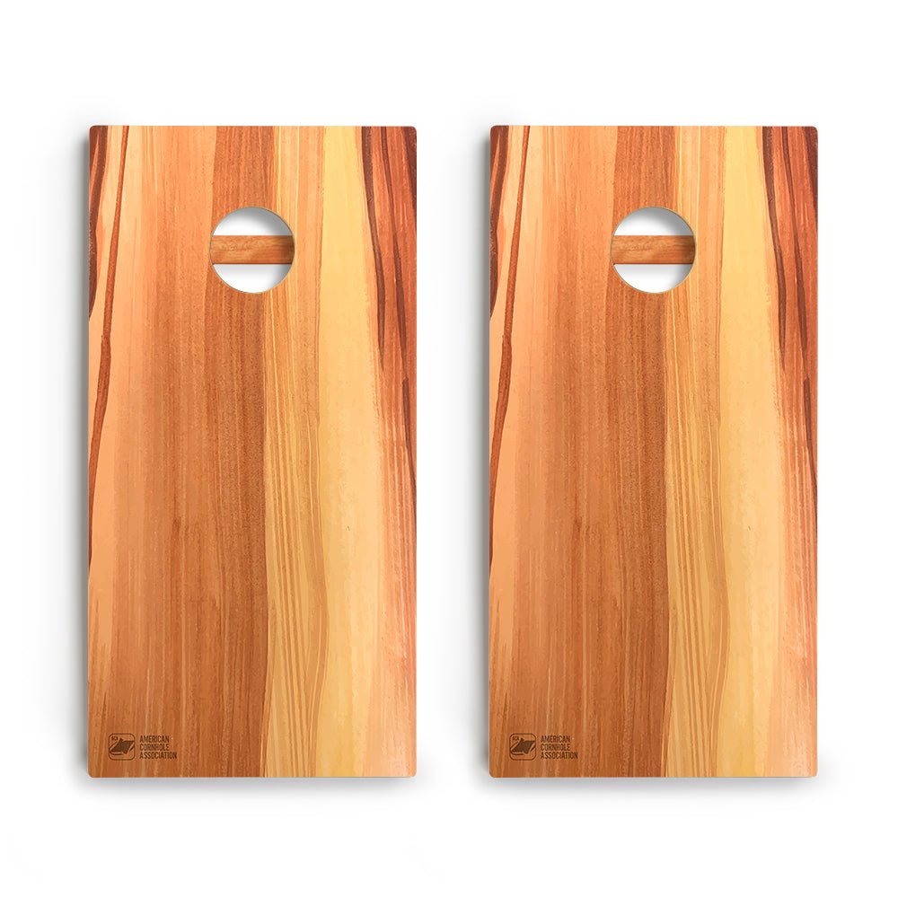 Raw Wood Panel Backyard 2400 Cornhole Boards