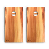 Raw Wood Panel Backyard 2400 Cornhole Boards