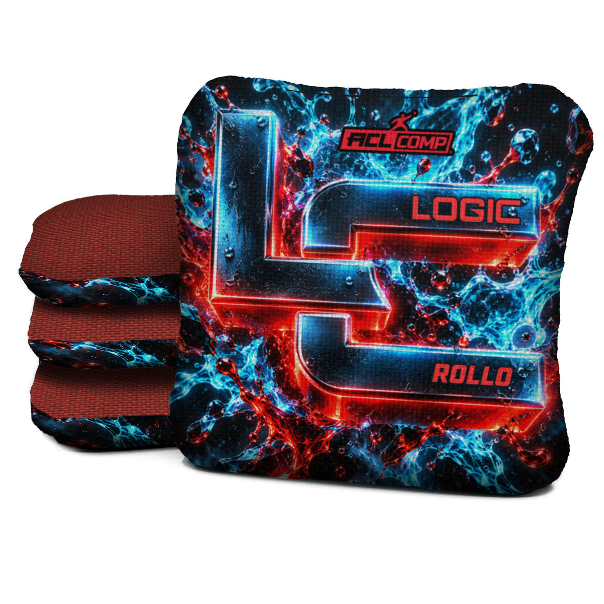 Chrome Splash - Cornhole Bags - Multiple Series - Set of 4
