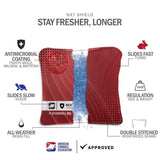 Red NXT Shield Cornhole Bags