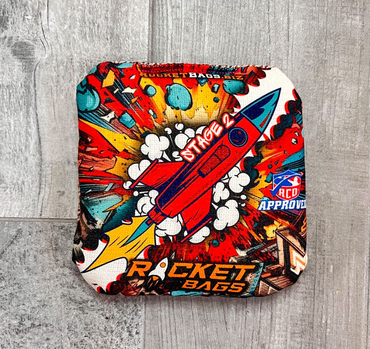 Pro Cornhole Bags Stage 2 Red Rocket ACO Cornhole Bags- 5.5/9