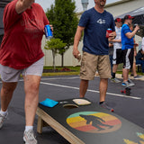 Retro Sasquatch Star Cornhole Boards
