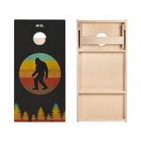 Retro Sasquatch Star Cornhole Boards