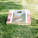 Retro Sasquatch Surf Star Cornhole Boards