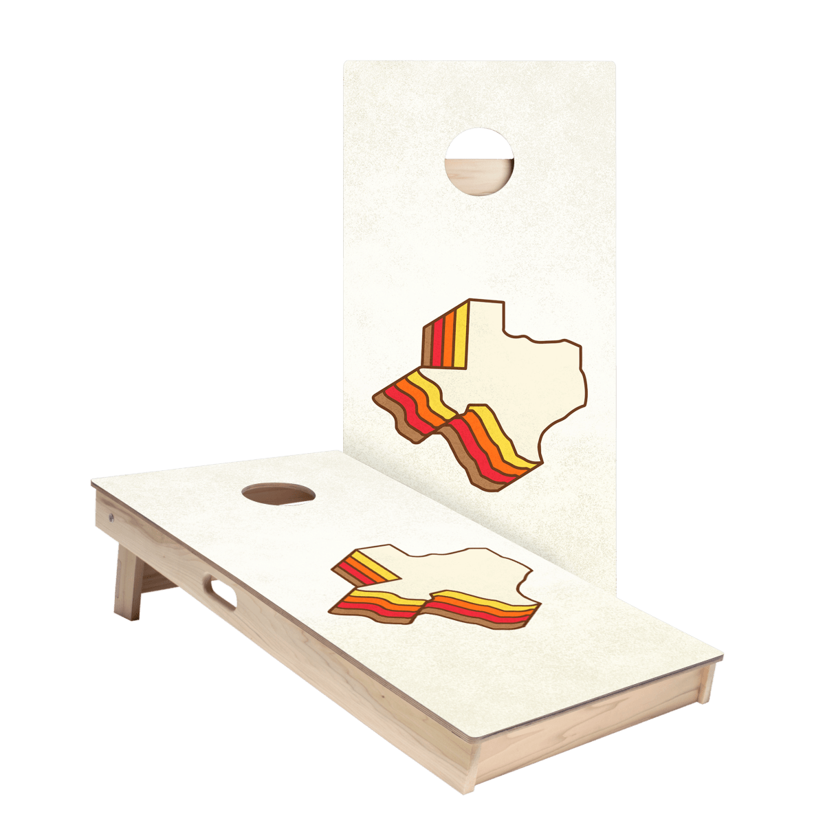 Retro Texas Star Cornhole Boards