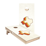 Retro Texas Star Cornhole Boards