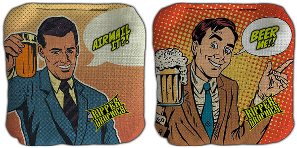 Ripper Graphics "Cartoon" Cornhole Bags Set of 8
