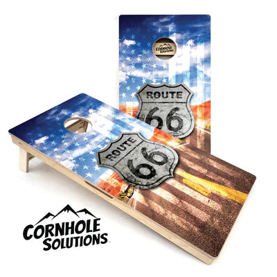Tournament Quality Cornhole Boards - Route 66