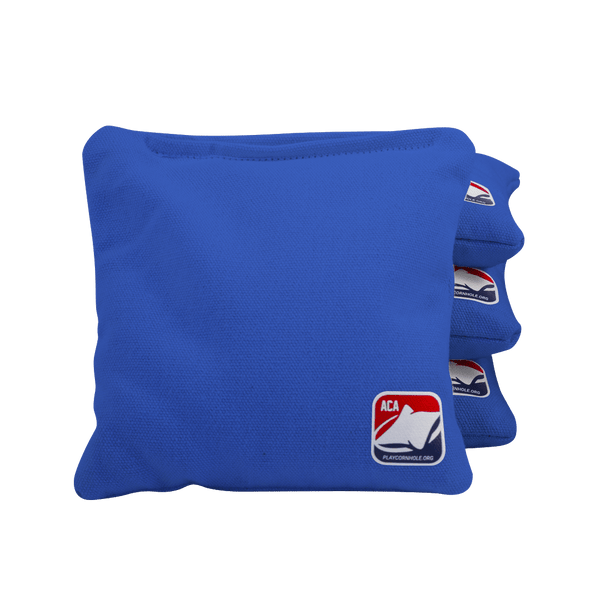 Royal Blue ACA Regulation Cornhole Bags — Set of 4