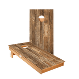 Rustic Wood Star Cornhole Boards